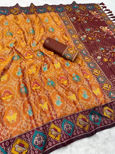 Anupama patola vol-4 sarees manufacturers in surat with price